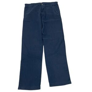 Navy Blue Linen Hugo Boss Pants (50/XL)